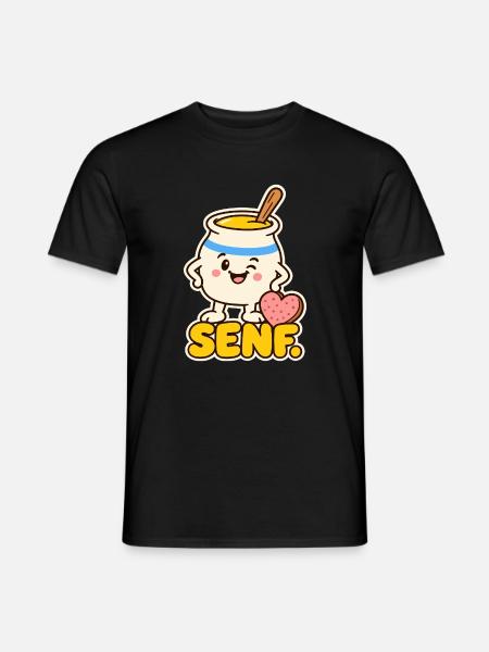 Senf Kostüm Paar - Männer T-Shirt - Schwarz