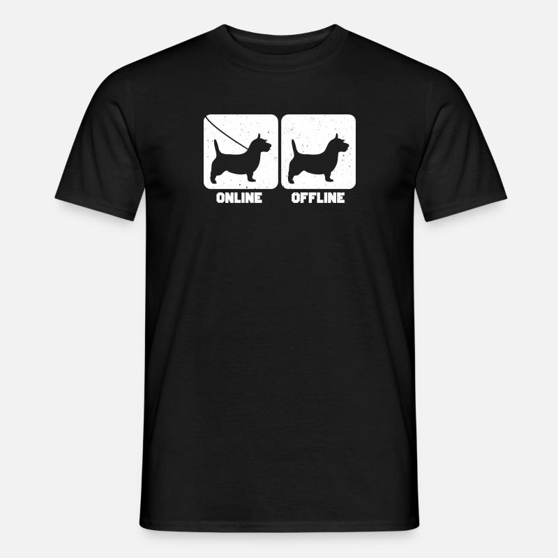 Australian Terrier - Männer T-Shirt - Schwarz