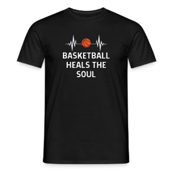 Basketball Spieler Basketballer Sprüche Geschenk - Männer T-Shirt - Schwarz - Vorne - AI Model Male 178 light (178cm)
