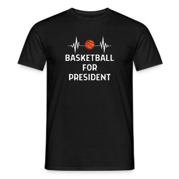 Basketball Spieler Basketballer Sprüche Geschenk - Männer T-Shirt - Schwarz - Vorne - AI Model Male 178 light (178cm)