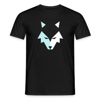 Lowboly Abstract Wolf, père du meilleur ami - T-shirt homme - noir - Devant - AI Model Male 178 light (178cm)