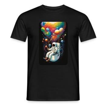 skate worm design #201 - Männer T-Shirt - Schwarz - Vorne - AI Model Male 178 light (178cm)