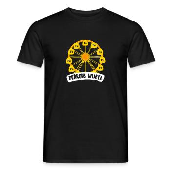 La grande roue de la chimie ! - Cadeau - T-shirt homme - noir - Devant - AI Model Male 178 light (178cm)