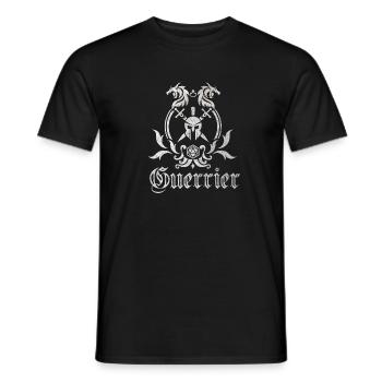 Warrior - Tabletop RPG T-Shirt - Men's T-Shirt - black - Front - AI Model Male 178 light (178cm)