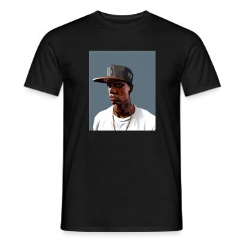 Hip Hopper Rapper - Men's T-Shirt - black - Front - AI Model Male 178 light (178cm)