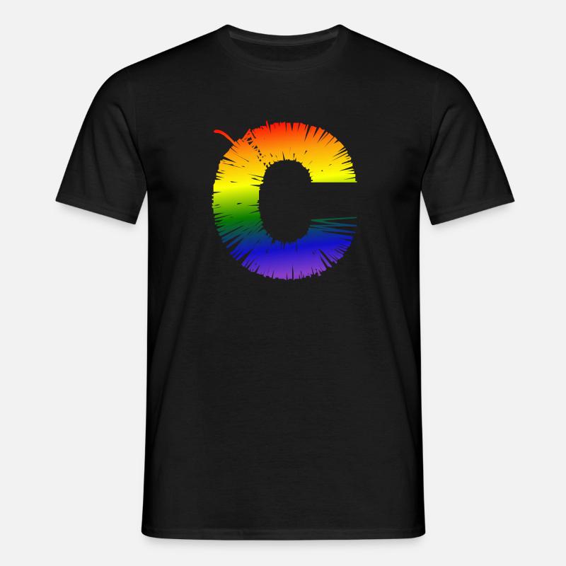 Rainobow C - Männer T-Shirt - Schwarz