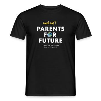 mach mit! Parents for Future - Männer T-Shirt - Schwarz - Vorne - AI Model Male 178 light (178cm)