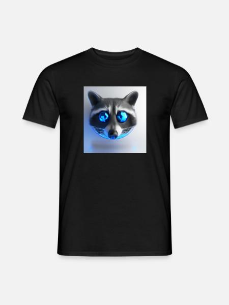 Raton laveur collectionneur de saphir - T-shirt homme - noir