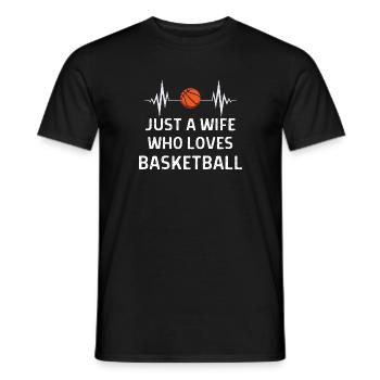 Basketball Spieler Basketballer Sprüche Geschenk - Männer T-Shirt - Schwarz - Vorne - AI Model Male 178 light (178cm)
