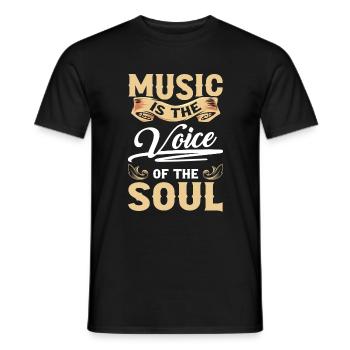 Straßenmusiker Instrument Stadtmusiker Entertainer - Männer T-Shirt - Schwarz - Vorne - AI Model Male 178 light (178cm)