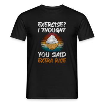 Buffet Köstlich All you can eat Auswahl - Männer T-Shirt - Schwarz - Vorne - AI Model Male 178 light (178cm)