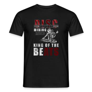Dj Celebrate Vinyl - Men's T-Shirt - black - Front - AI Model Male 178 light (178cm)