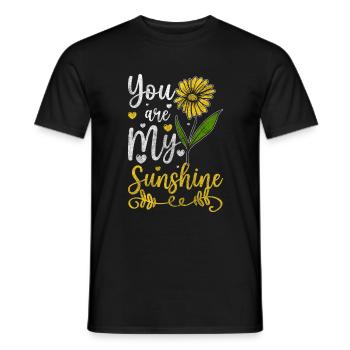 Nature Odeur Amour Saint Valentin - T-shirt homme - noir - Devant - AI Model Male 178 light (178cm)