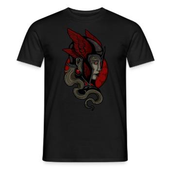 Shield Maiden Viking Wikinger Walküre Valkyrie - Männer T-Shirt - Schwarz - Vorne - AI Model Male 178 light (178cm)