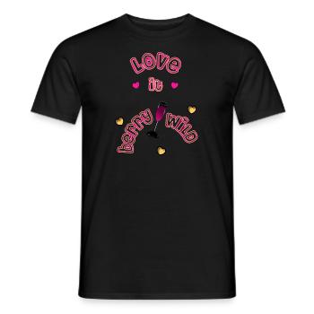 Style Party Ladies Shirt wildberrylove - Männer T-Shirt - Schwarz - Vorne - AI Model Male 178 light (178cm)