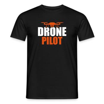 drone - T-shirt homme - noir - Devant - AI Model Male 178 light (178cm)