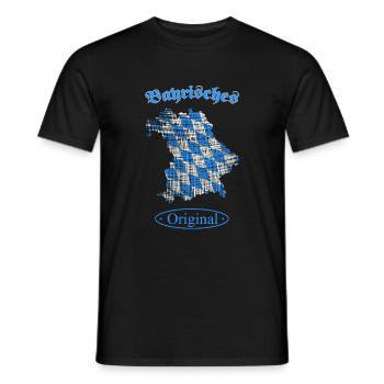 Bayern Bayrisches Original - Männer T-Shirt - Schwarz - Vorne - AI Model Male 178 light (178cm)