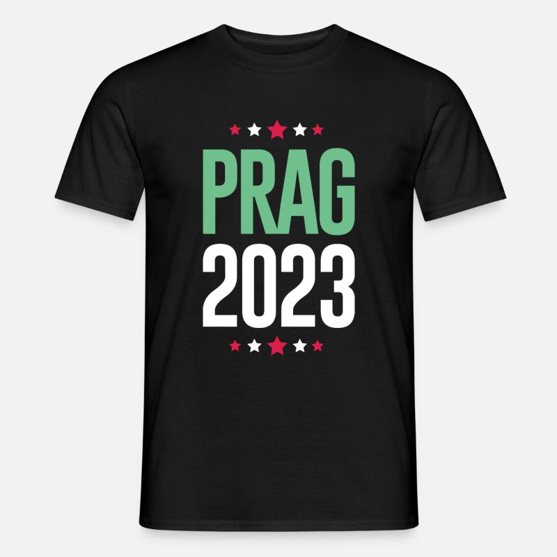 Prag 2023 - Männer T-Shirt - Schwarz