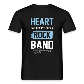Rock Band - Men's T-Shirt - black - Front - AI Model Male 178 light (178cm)