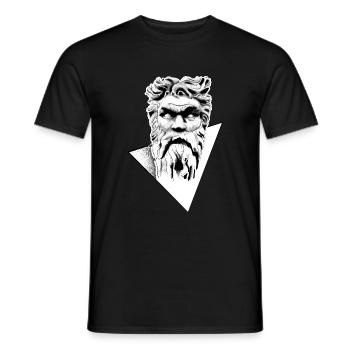 Wisdom - Men's T-Shirt - black - Front - AI Model Male 178 light (178cm)