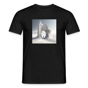 Percée dans le désert - T-shirt homme - noir - Devant - AI Model Male 178 light (178cm)