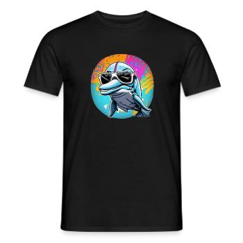 IMG 1590 - Männer T-Shirt - Schwarz - Vorne - AI Model Male 178 light (178cm)