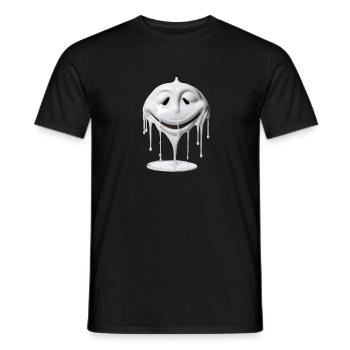 the white face - Men's T-Shirt - black - Front - AI Model Male 178 light (178cm)
