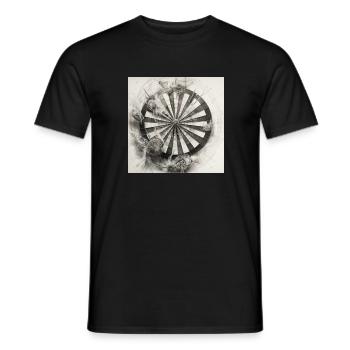 Dartboard Dartscheibe Winkingerschild - Männer T-Shirt - Schwarz - Vorne - AI Model Male 178 light (178cm)