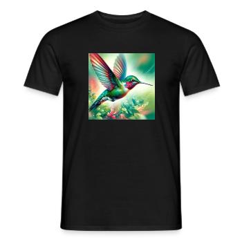 Colibri - T-shirt homme - noir - Devant - AI Model Male 178 light (178cm)