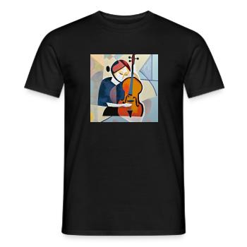Einen Augenblick vor dem Schein - Männer T-Shirt - Schwarz - Vorne - AI Model Male 178 light (178cm)