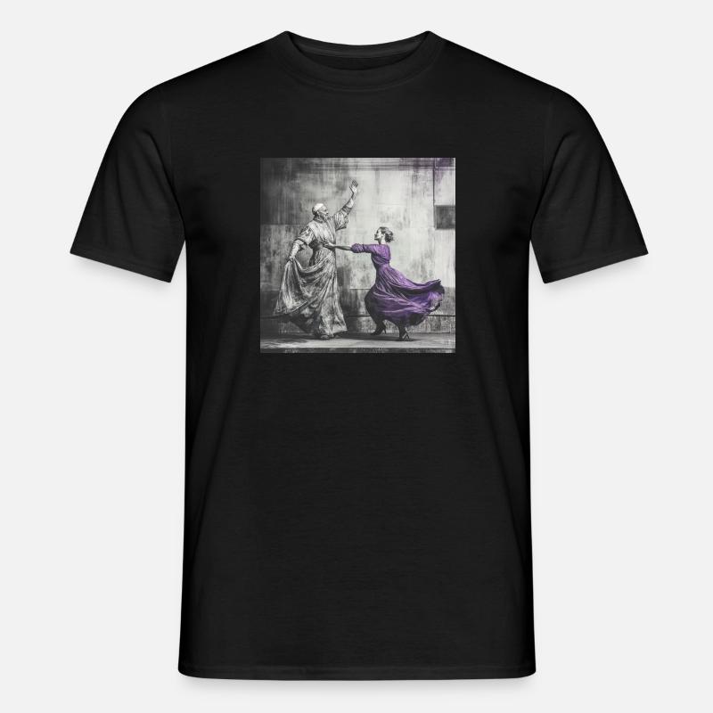 Dancing Pope #2 - Männer T-Shirt - Schwarz