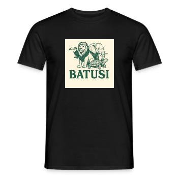 Batusi - Men's T-Shirt - black - Front - AI Model Male 178 light (178cm)