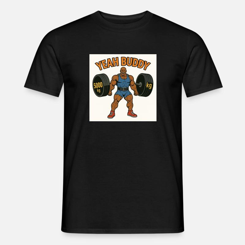 YEAH KUMPEL - Männer T-Shirt - Schwarz