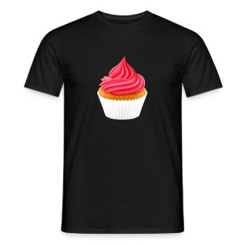 petit gâteau muffins bakery22 de cuisson gâteau gâteau - T-shirt homme - noir - Devant - AI Model Male 178 light (178cm)