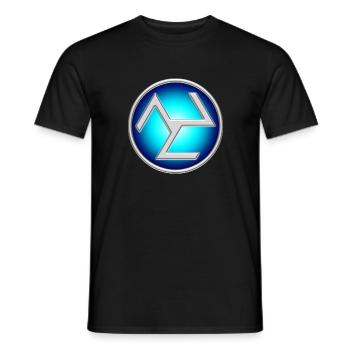 Antahkarana Symbol Yoga Reiki Meditation Zen Om 3D - Männer T-Shirt - Schwarz - Vorne - AI Model Male 178 light (178cm)