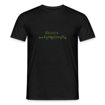 Berlin U-Bahn - U1 - HD - Germany - T-shirt homme - noir - Devant - AI Model Male 178 light (178cm)