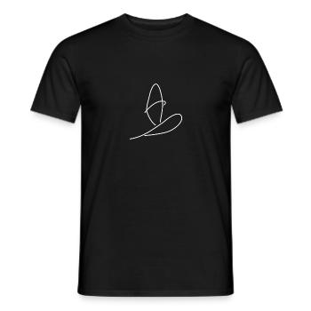 Windsurfing | Design für Windsurfer - Männer T-Shirt - Schwarz - Vorne - AI Model Male 178 light (178cm)