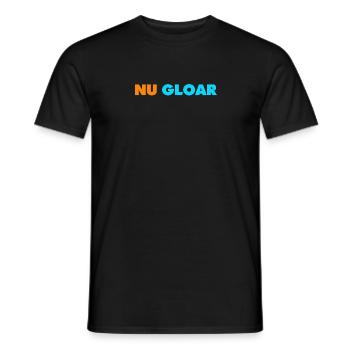 NU GLOAR Saxony funny gift home - Men's T-Shirt - black - Front - AI Model Male 178 light (178cm)