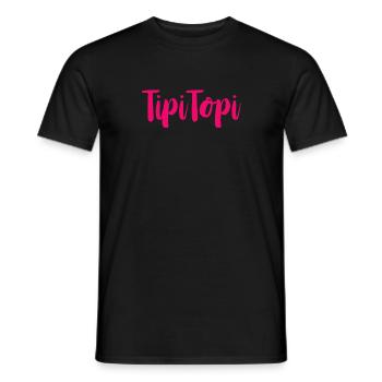 tipitopi tip aléatoire top disant cadeau - T-shirt homme - noir - Devant - AI Model Male 178 light (178cm)