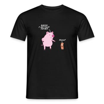 Bacon i am your father - Bacon - Father - Men's T-Shirt - black - Front - AI Model Male 178 light (178cm)