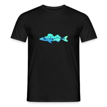 Sandre - T-shirt homme - noir - Devant - AI Model Male 178 light (178cm)