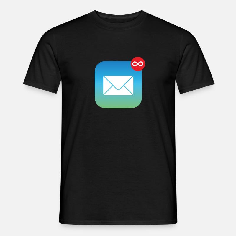 Mail Infinite Work | Always enough to do - Men’s T-shirt - black