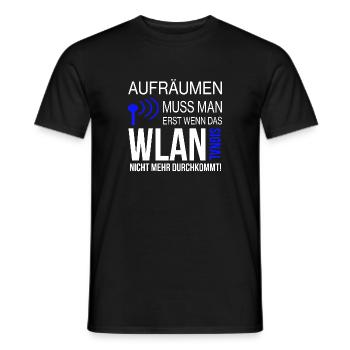 INTERNET GEEK ELTERN KINDER SPRUCH GESCHENK LUSTIG - Männer T-Shirt - Schwarz - Vorne - AI Model Male 178 light (178cm)