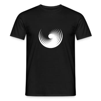 Forme géométrique - T-shirt homme - noir - Devant - AI Model Male 178 light (178cm)