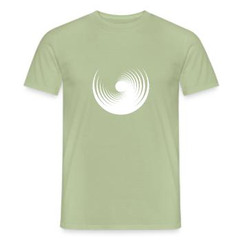 Forme géométrique - T-shirt homme - vert sauge - Devant - AI Model Male 178 light (178cm)