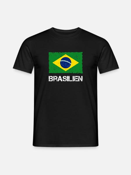 Brésil - T-shirt homme - noir