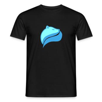 Polar Bear - T-shirt homme - noir - Devant - AI Model Male 178 light (178cm)