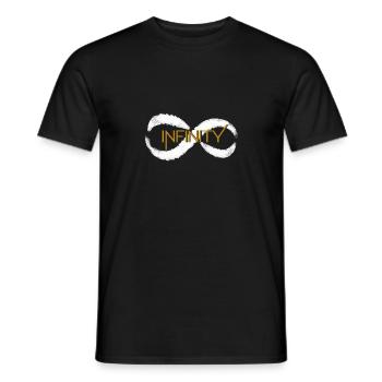 Infinity infinity sign icon infinity - Men's T-Shirt - black - Front - AI Model Male 178 light (178cm)