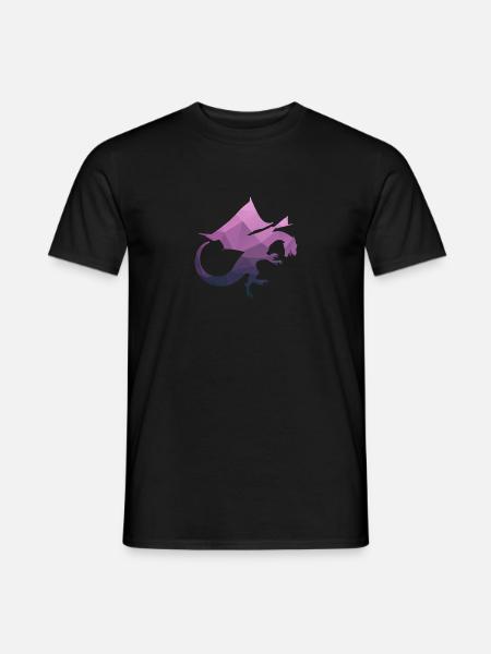 Drachen - Männer T-Shirt - Schwarz