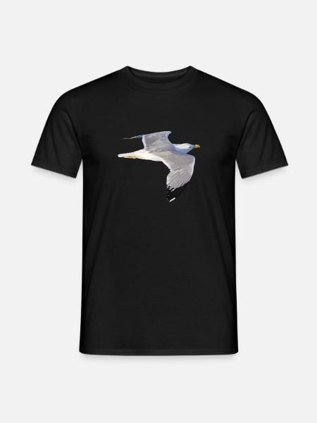 gull - Men's T-Shirt - black